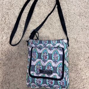 Vera Bradley Paisley Stripes Medium Crossbody